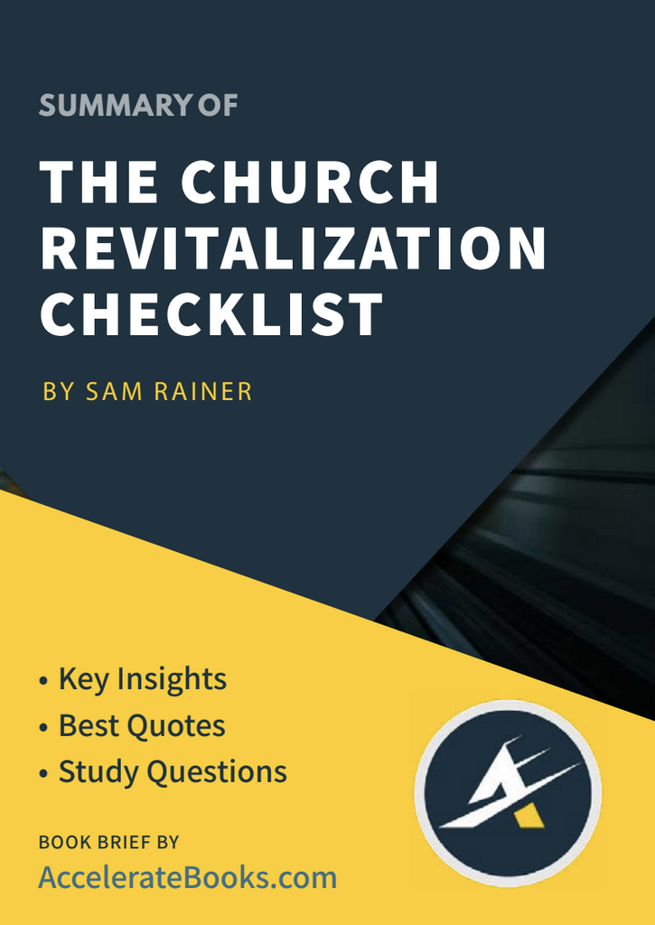 [ Book Summary ] Book Summary of The Church Revitalization Checklist by ...